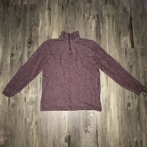The Children's Place Boys Maroon 1/4 Zip Sweater